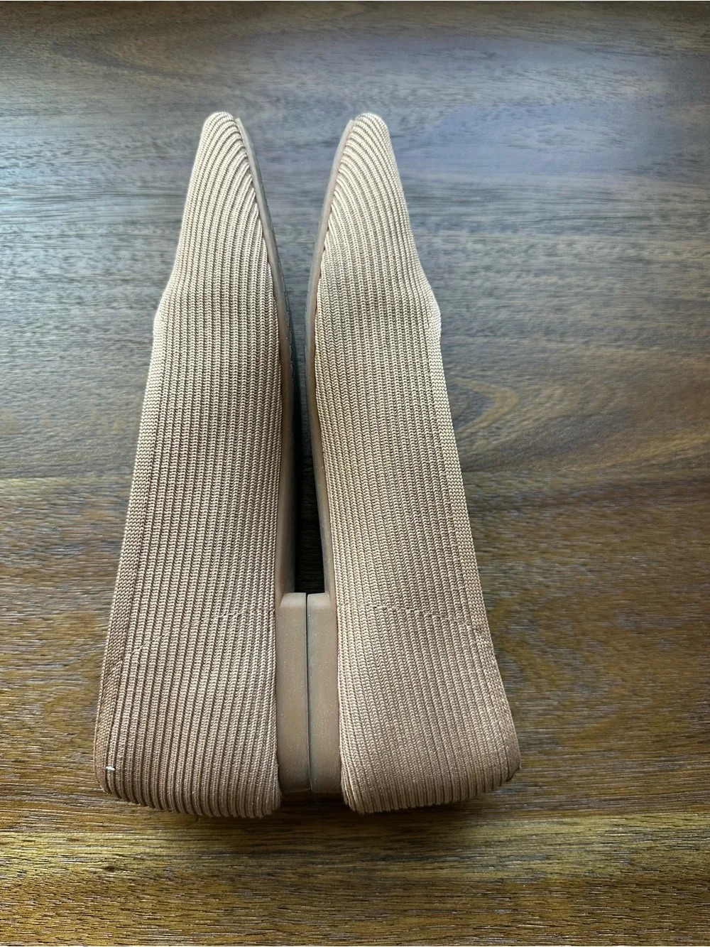 Vivaia Square-Toe V-Cut Margot 2.0 Slip On Ballet Flats in Nutmeg Size 40 (US 9)